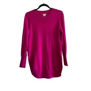 J. by J. Crew Pink 100% Cashmere Sweater Sz S